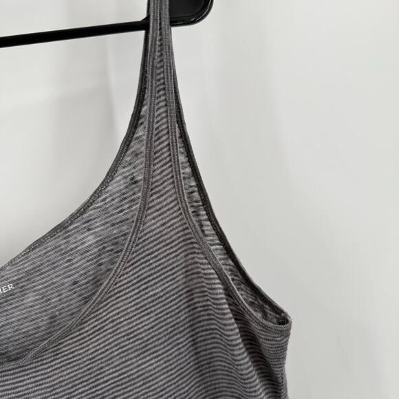 EILEEN FISHER Tank Size Small NEW 100% Linen Gray Stripe Breathable Light NWOT - Picture 5 of 9